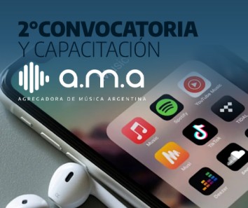 2° Convocatoria y Capacitación virtual de  AMA - Agregadora de Música Argentina